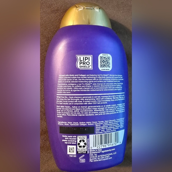 OGX Biotin & Collagen Shampoo and Conditioner - Picture 3 of 4